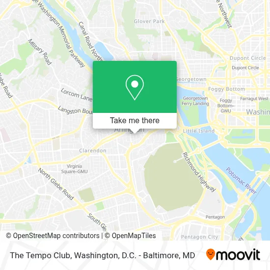 The Tempo Club map