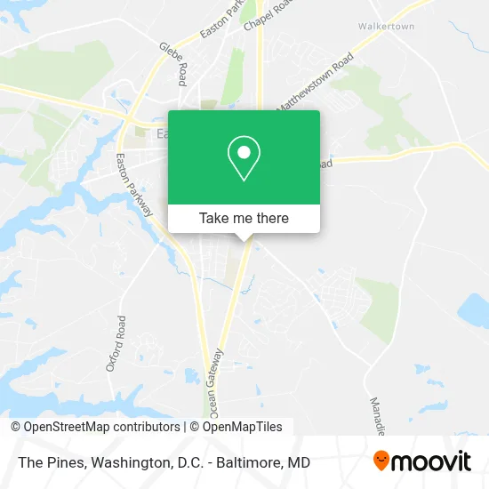 The Pines map