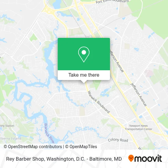 Rey Barber Shop map
