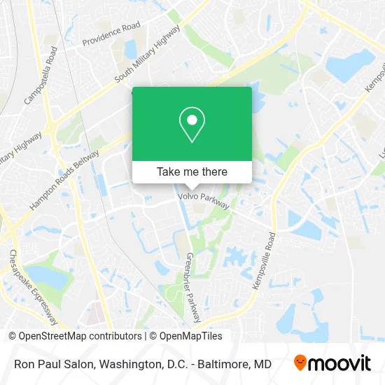 Ron Paul Salon map