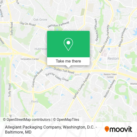Allegiant Packaging Company map
