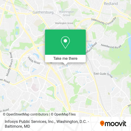 Infosys Public Services, Inc. map