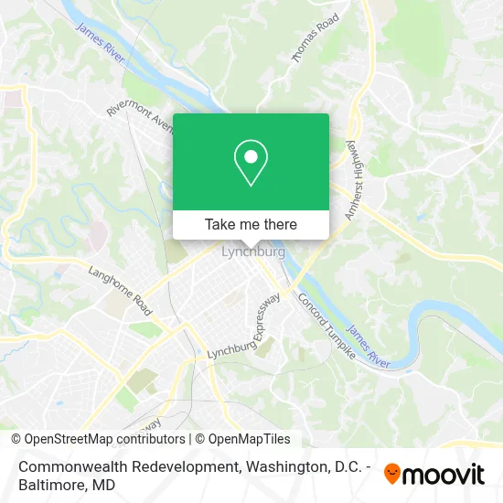 Commonwealth Redevelopment map