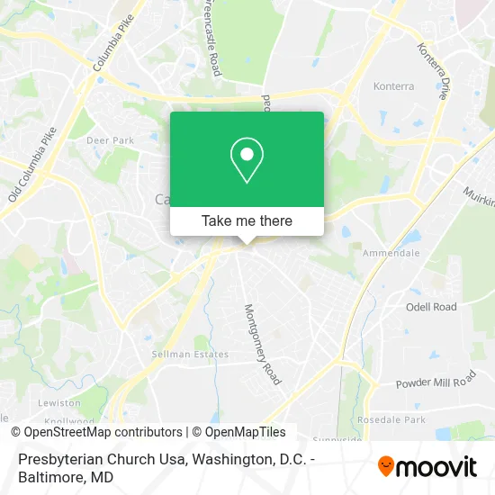 Presbyterian Church Usa map