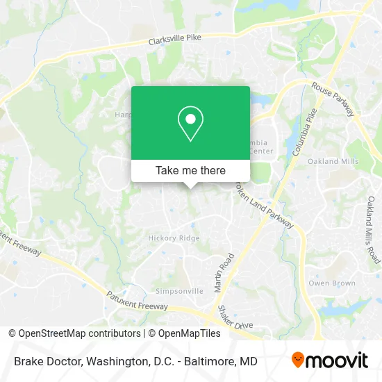 Brake Doctor map