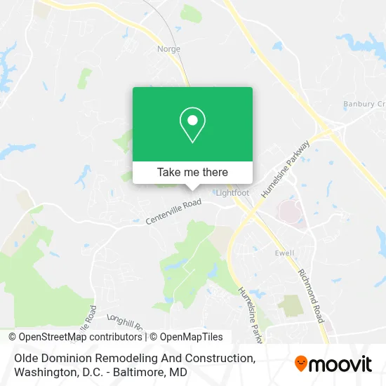 Olde Dominion Remodeling And Construction map