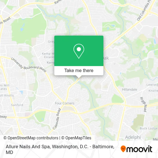 Allure Nails And Spa map