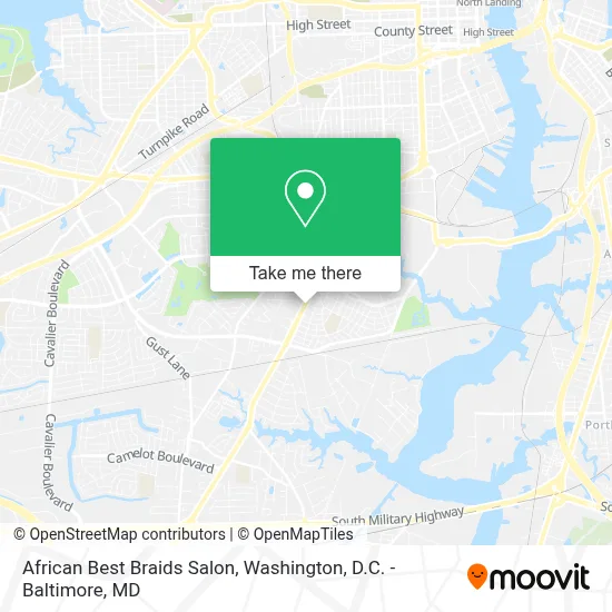 African Best Braids Salon map