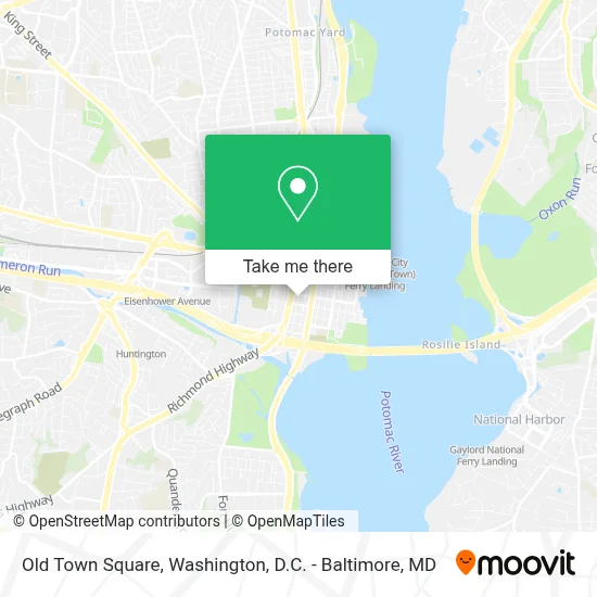 Old Town Square map