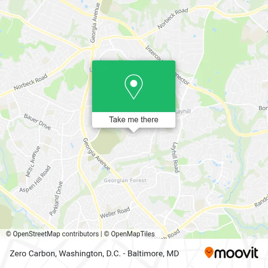 Zero Carbon map