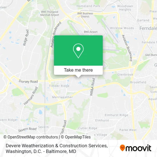 Devere Weatherization & Construction Services map