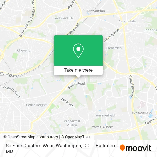 Sb Suits Custom Wear map