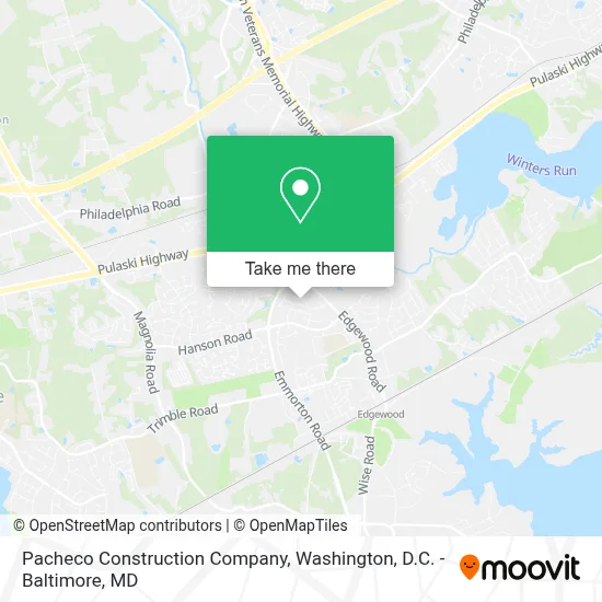 Pacheco Construction Company map