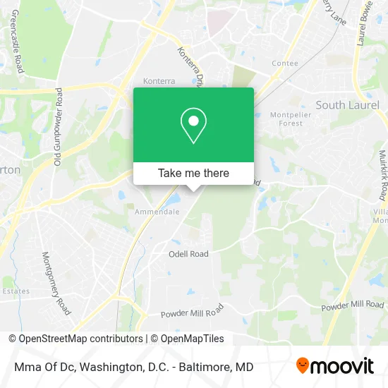 Mma Of Dc map