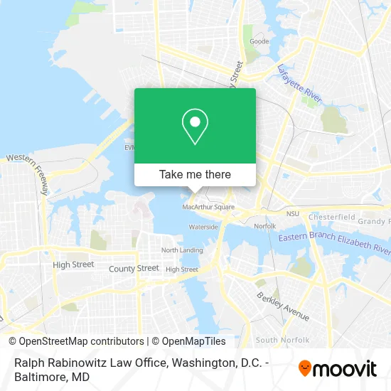 Ralph Rabinowitz Law Office map
