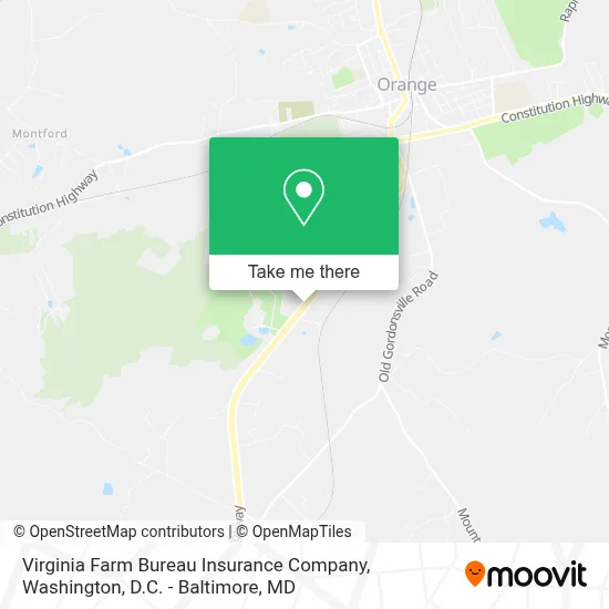 Virginia Farm Bureau Insurance Company map