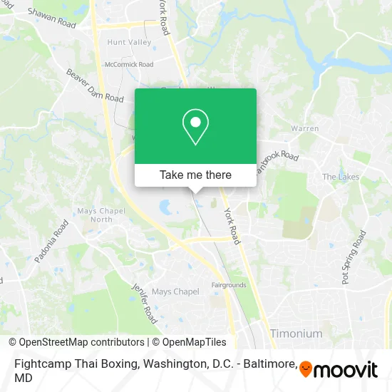 Fightcamp Thai Boxing map