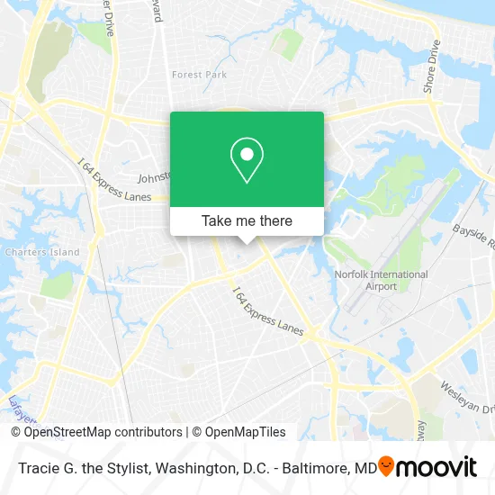 Tracie G. the Stylist map