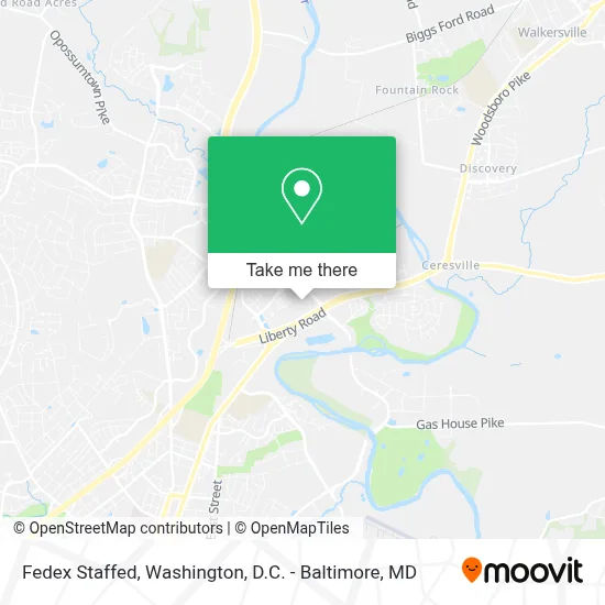 Fedex Staffed map