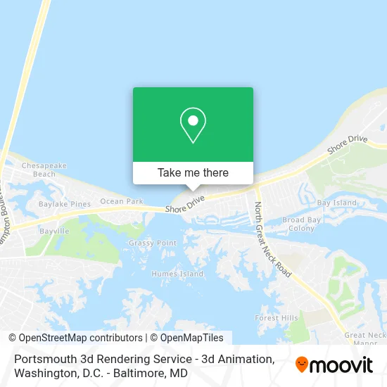 Portsmouth 3d Rendering Service - 3d Animation map
