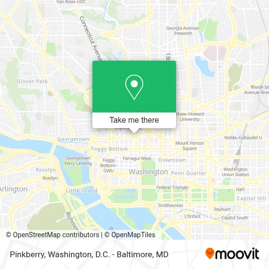 Pinkberry map