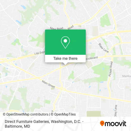 Direct Furniture Galleries map