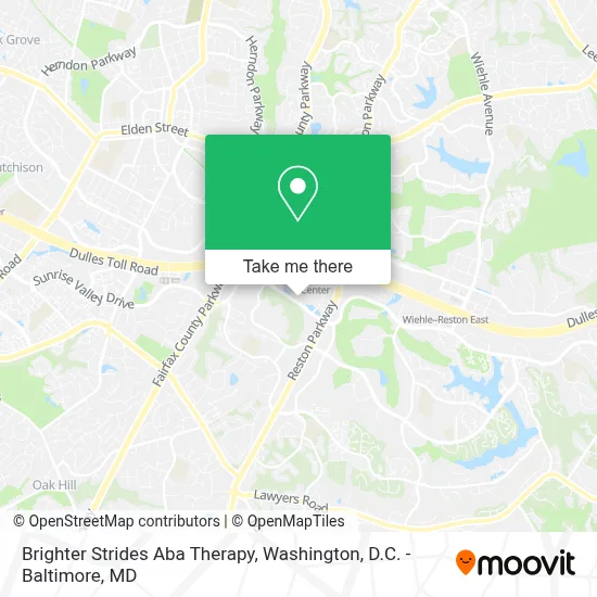 Brighter Strides Aba Therapy map