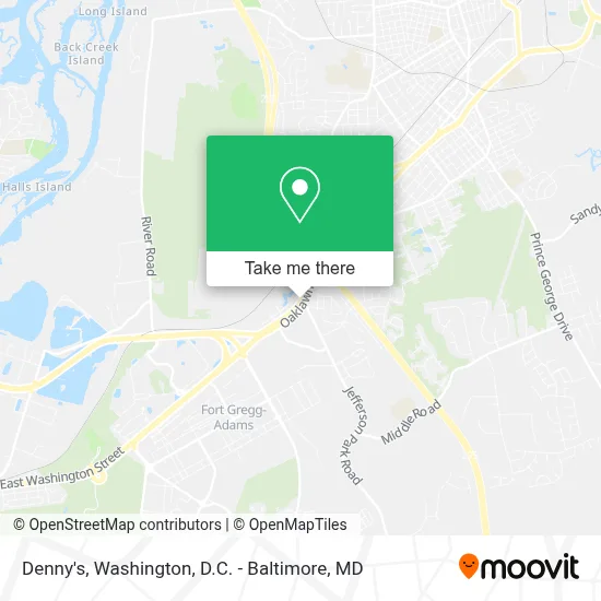 Denny's map