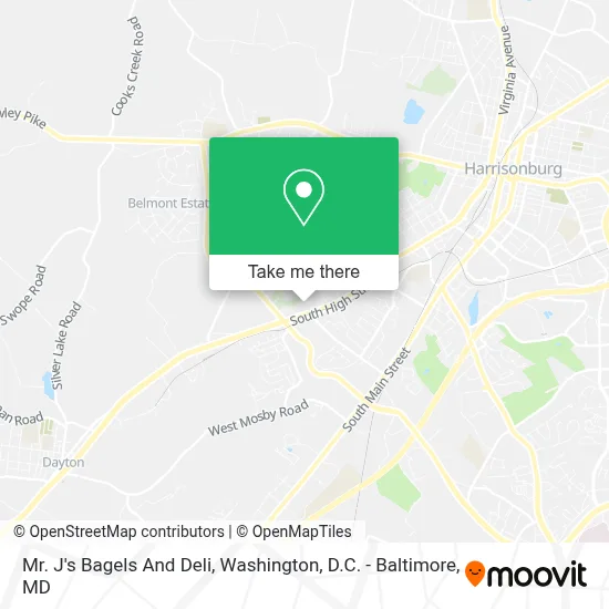 Mr. J's Bagels And Deli map