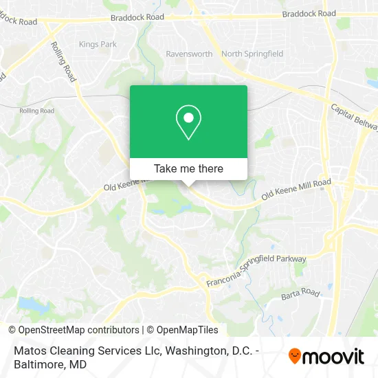 Matos Cleaning Services Llc map