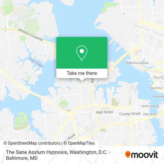 The Sane Asylum Hypnosis map