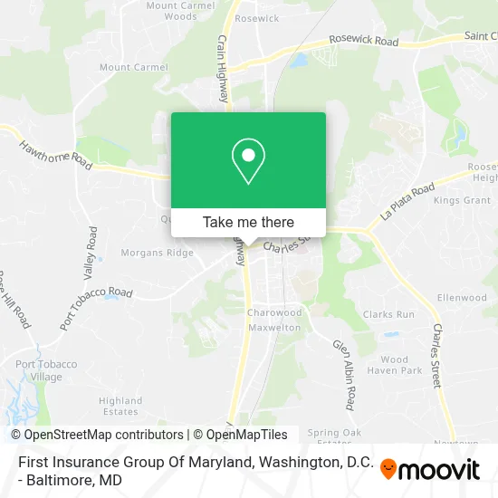 First Insurance Group Of Maryland map