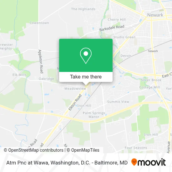 Atm Pnc at Wawa map