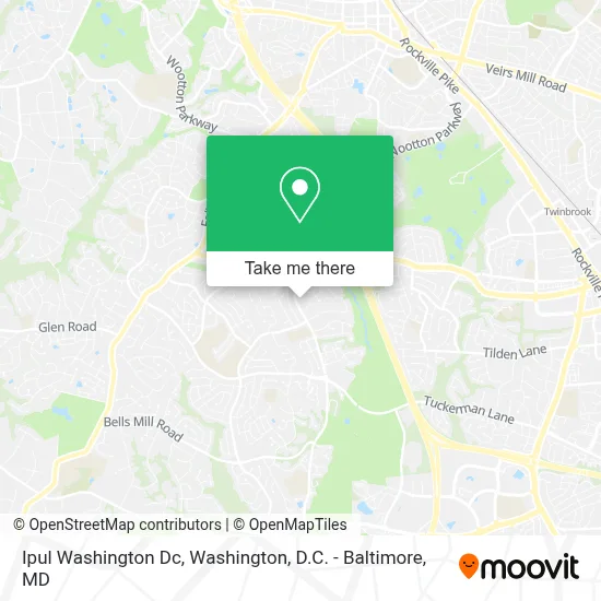 Ipul Washington Dc map