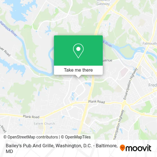 Bailey's Pub And Grille map