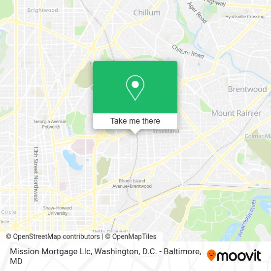 Mission Mortgage Llc map