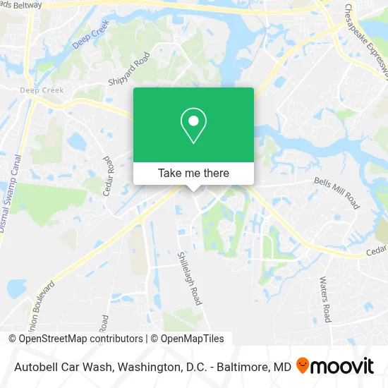 Autobell Car Wash map