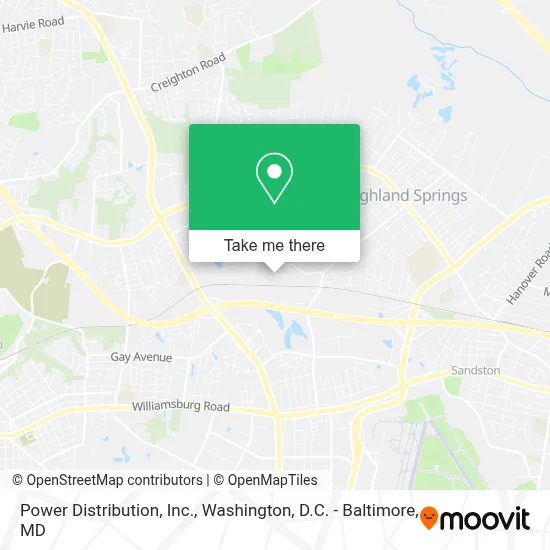 Power Distribution, Inc. map