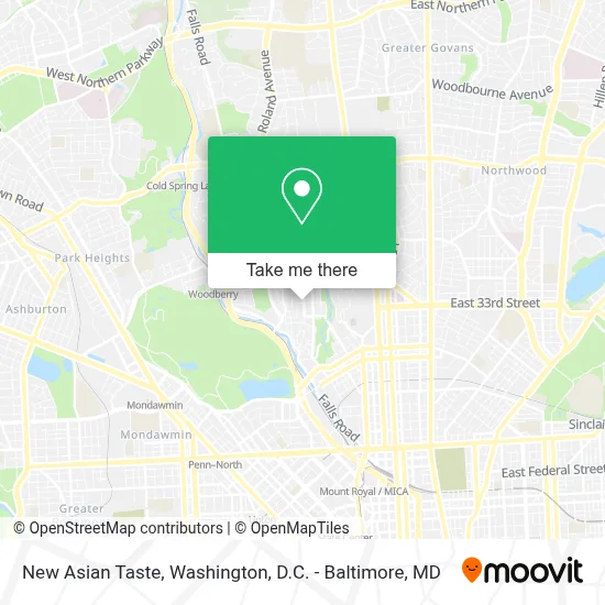 New Asian Taste map
