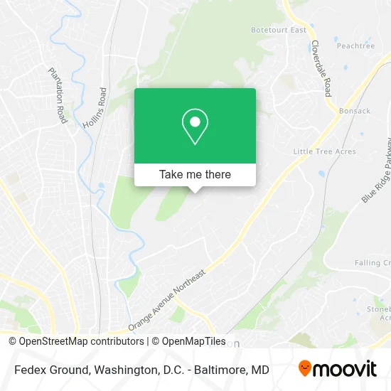 Fedex Ground map