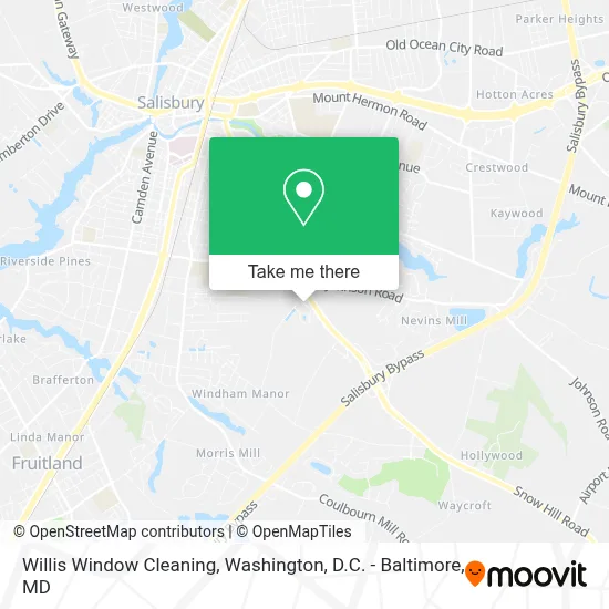 Willis Window Cleaning map