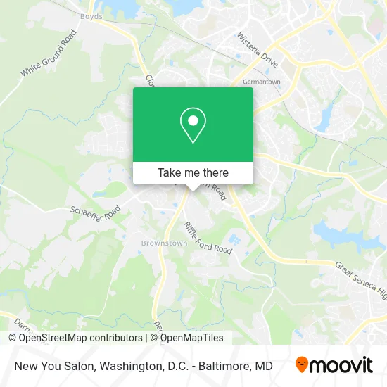 New You Salon map