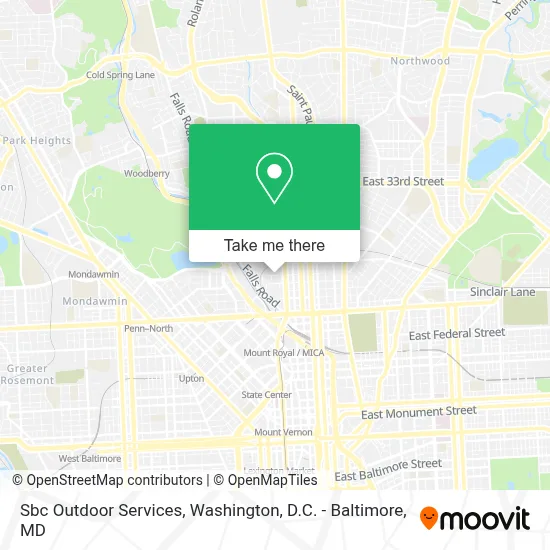 Sbc Outdoor Services map