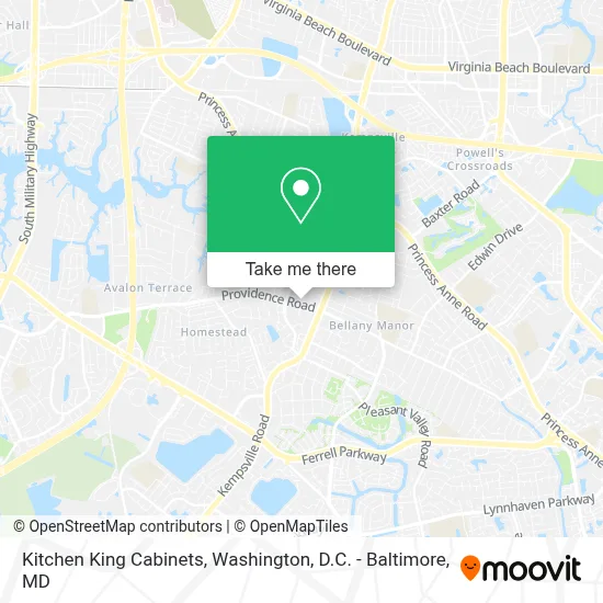 Kitchen King Cabinets map
