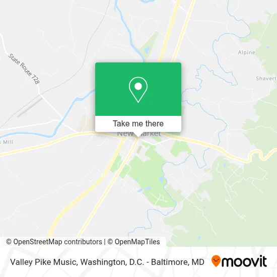 Valley Pike Music map