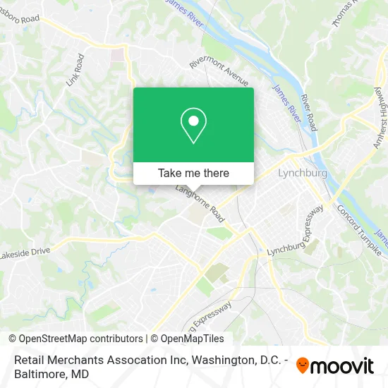 Retail Merchants Assocation Inc map