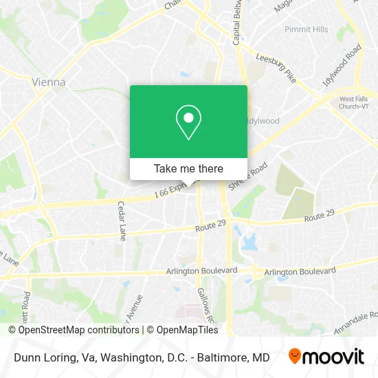 Dunn Loring, Va map