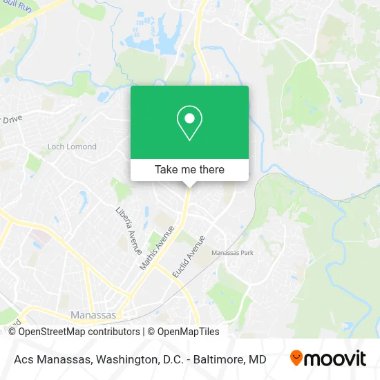 Acs Manassas map
