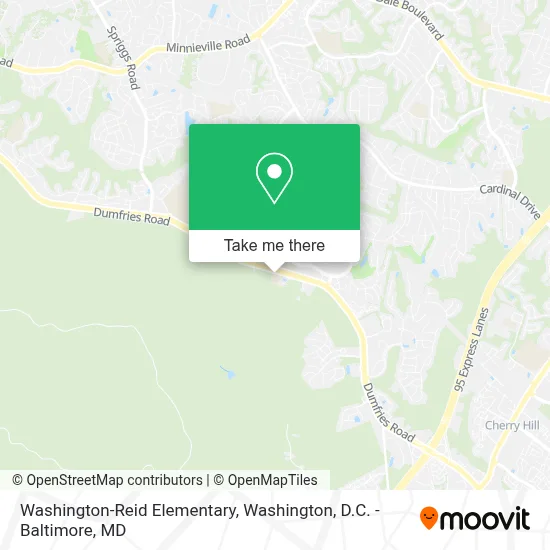 Washington-Reid Elementary map