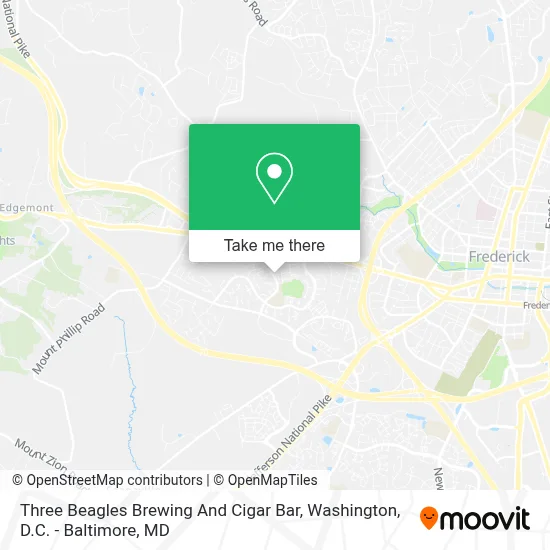 Three Beagles Brewing And Cigar Bar map